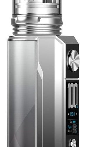 Voopoo Drag M100S Kit Silver And Black