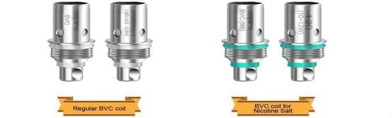 aspire bvc coil 5 pack 303218